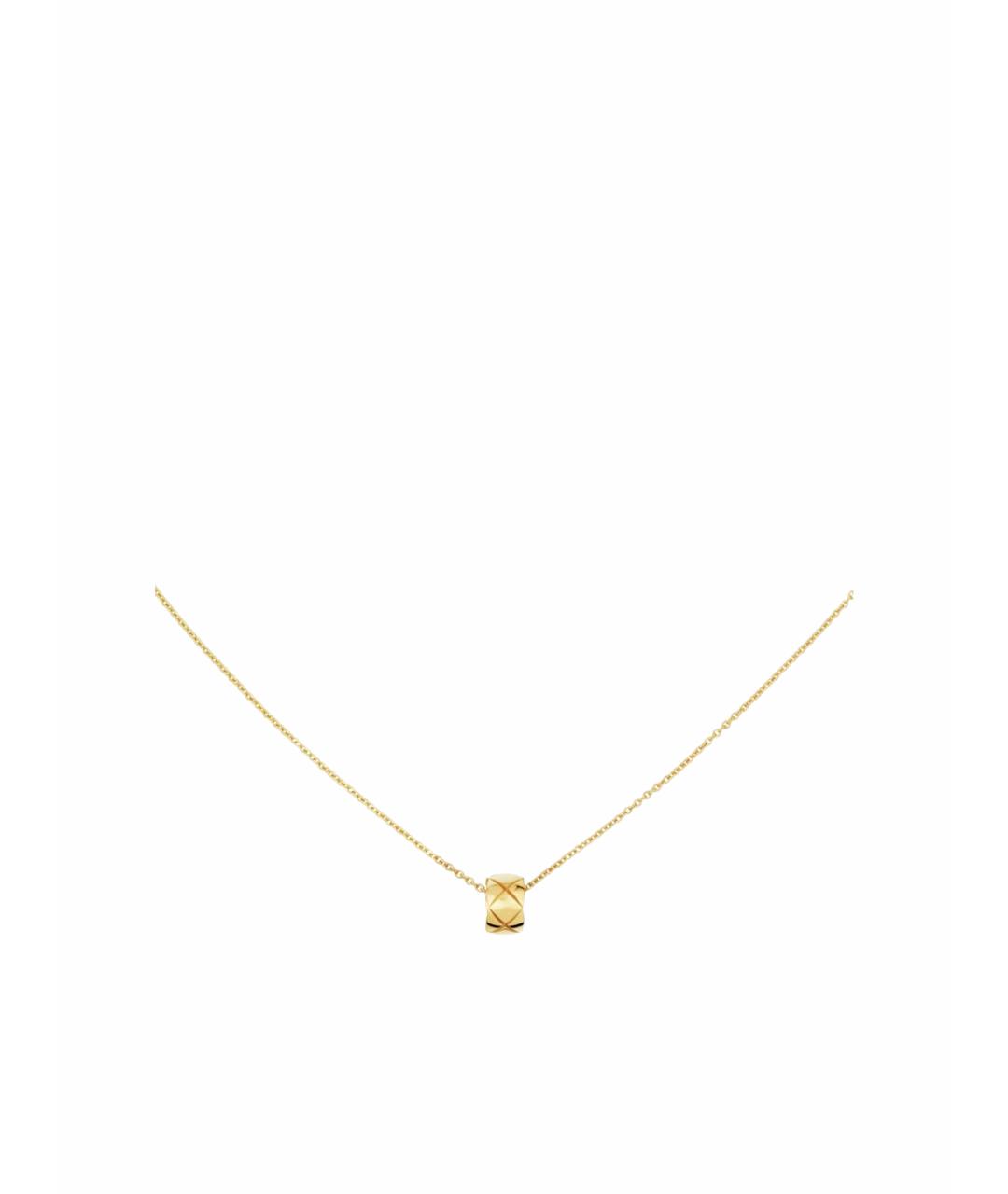 CHANEL Желтое колье из желтого золота, фото 1