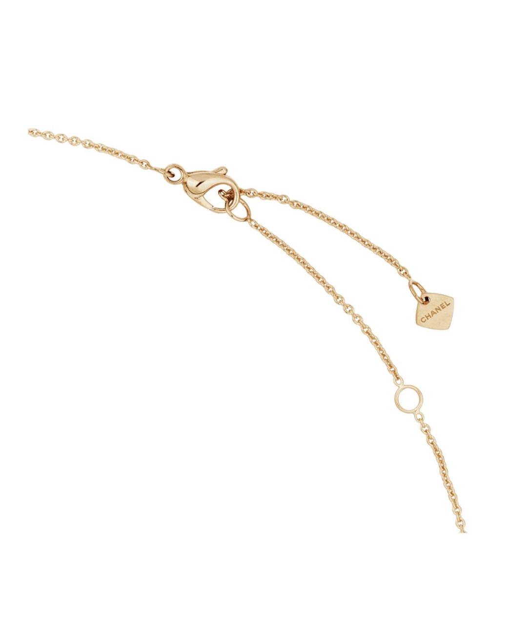 CHANEL Бежевое колье из розового золота, фото 4