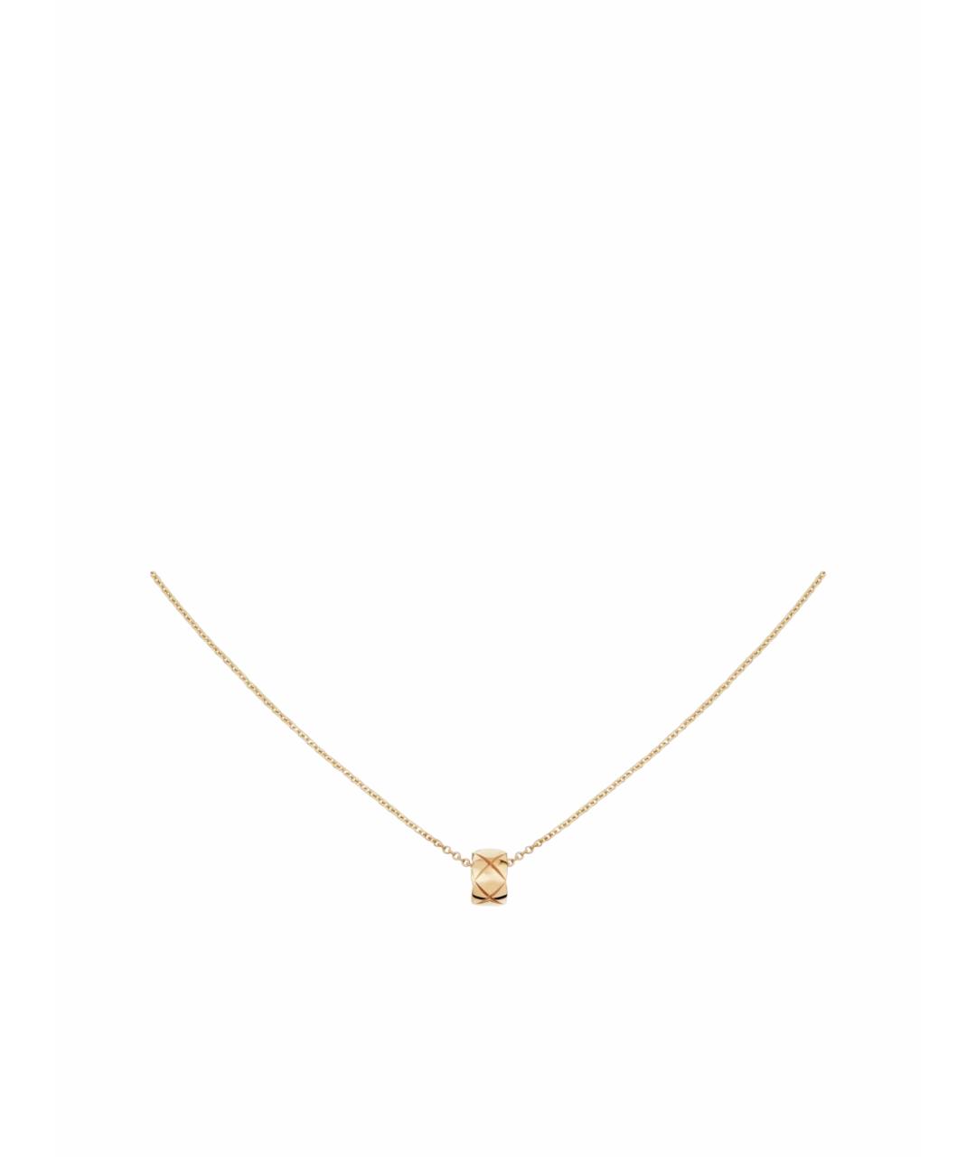 CHANEL Бежевое колье из розового золота, фото 1