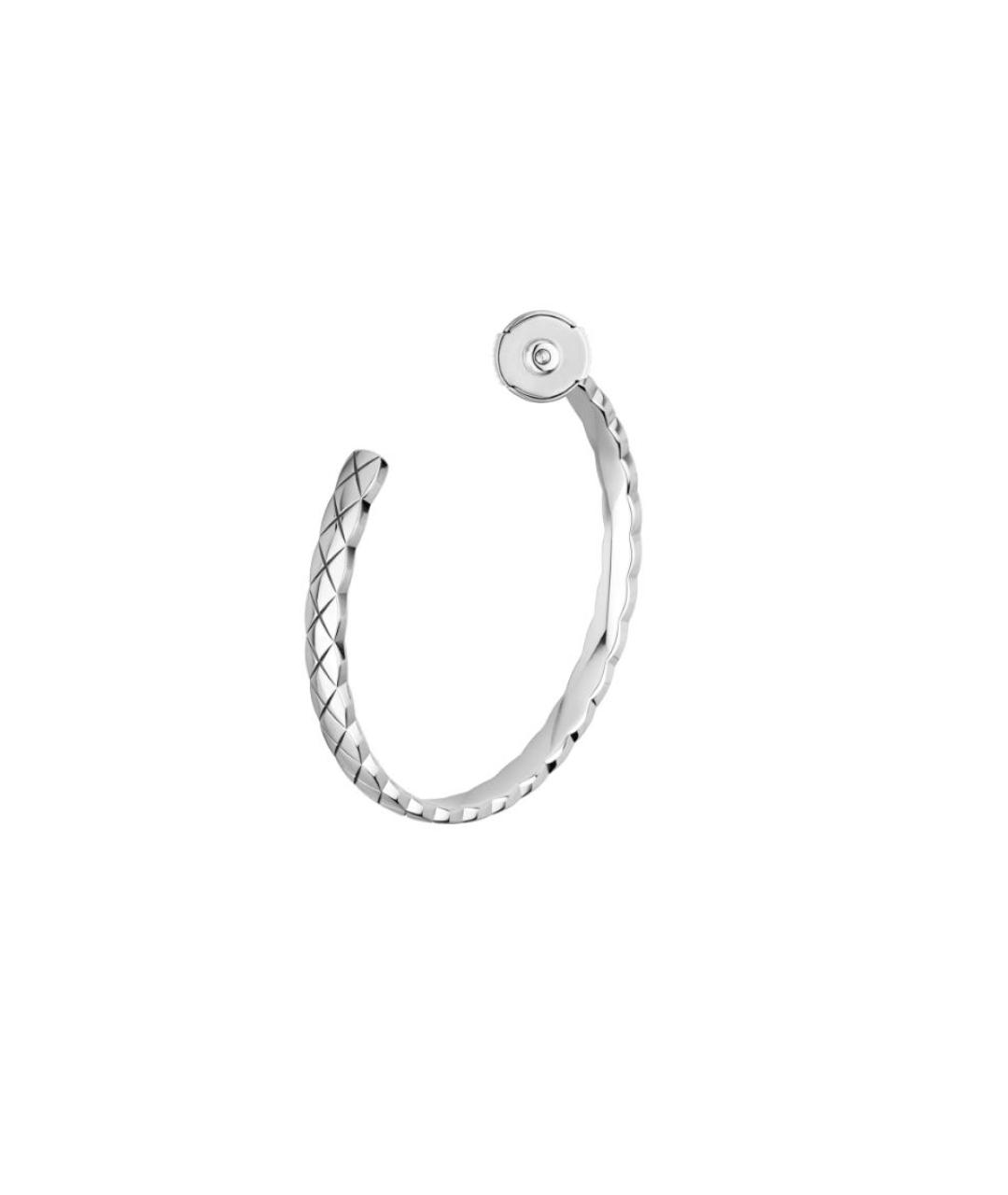 CHANEL Серебряные серьги из белого золота, фото 2