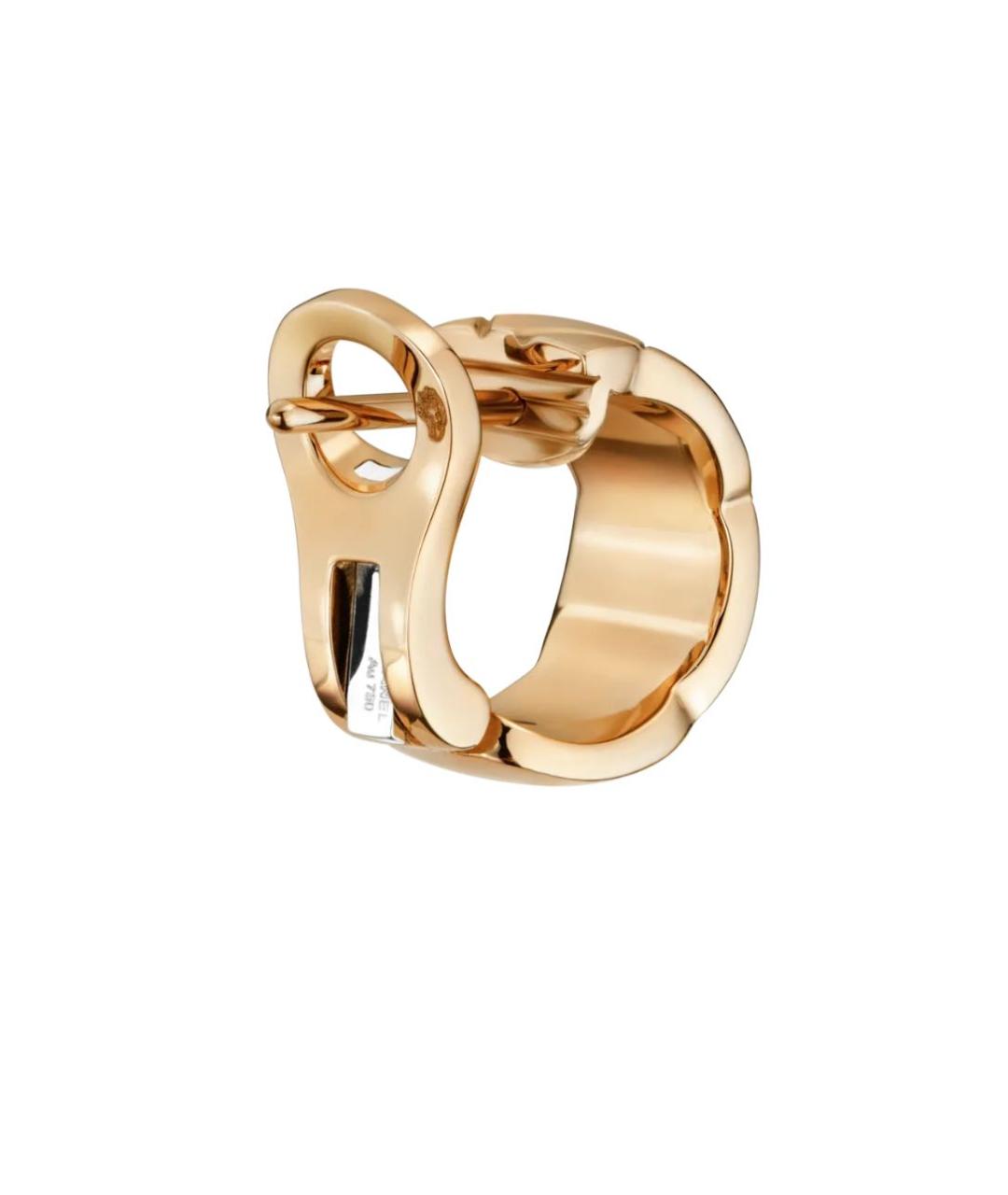 CHANEL Бежевые серьги из розового золота, фото 3