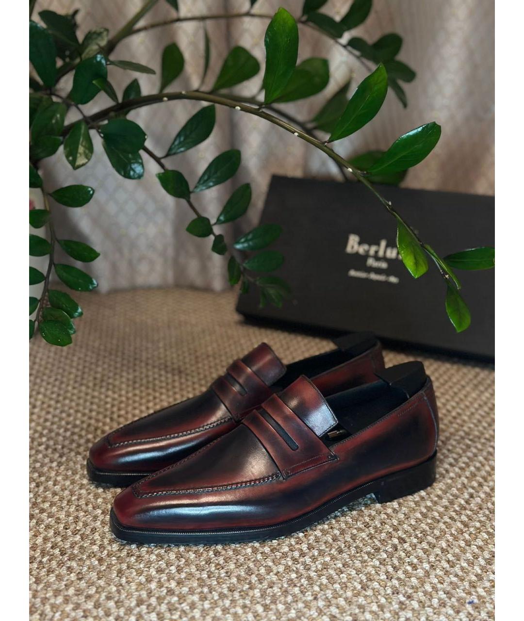 BERLUTI Мульти кожаные лоферы, фото 9