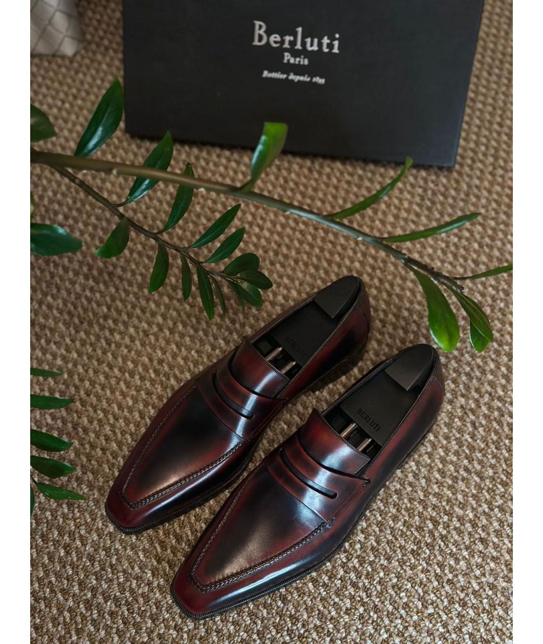 BERLUTI Мульти кожаные лоферы, фото 4