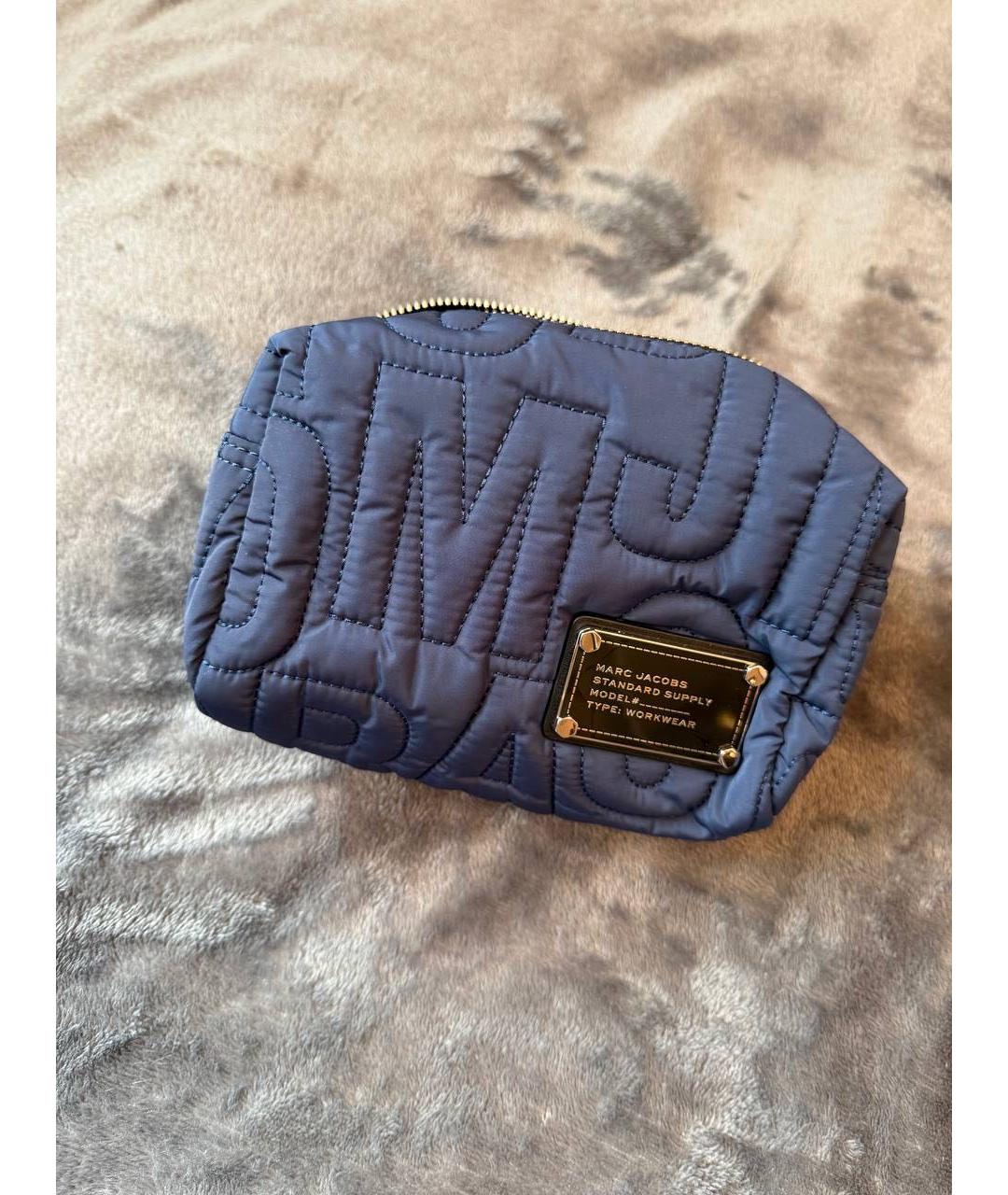 MARC JACOBS Синяя тканевая косметичка, фото 5