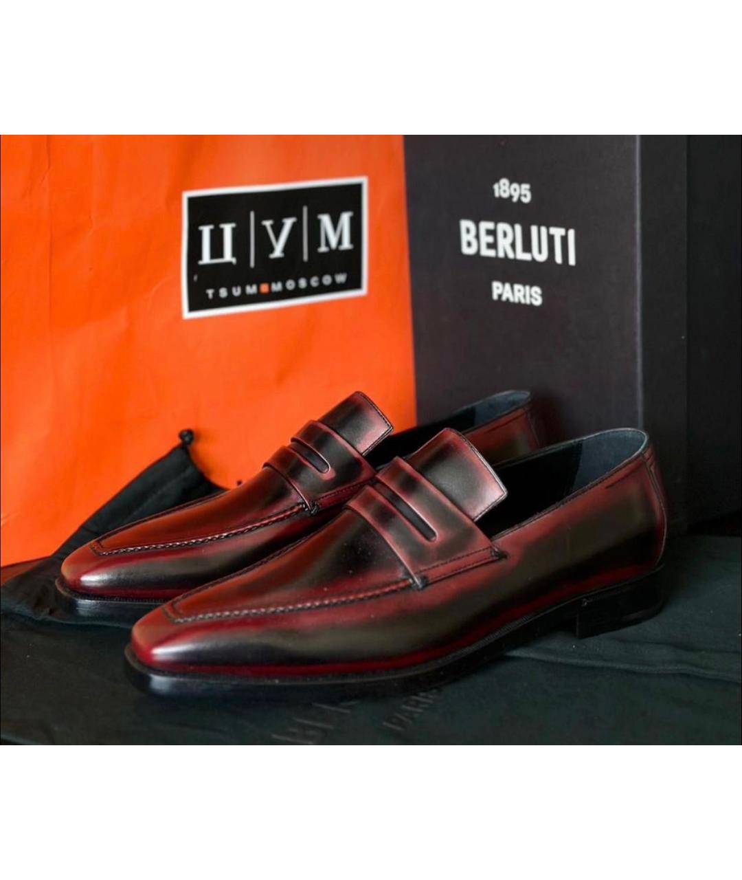 BERLUTI Мульти кожаные лоферы, фото 7