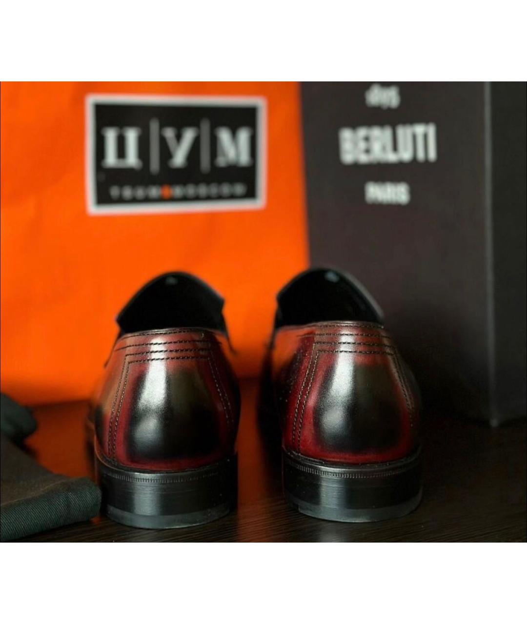 BERLUTI Мульти кожаные лоферы, фото 6