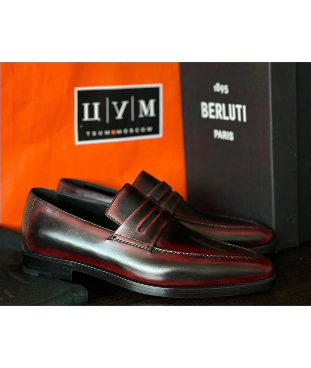 BERLUTI Мульти кожаные лоферы, фото 3