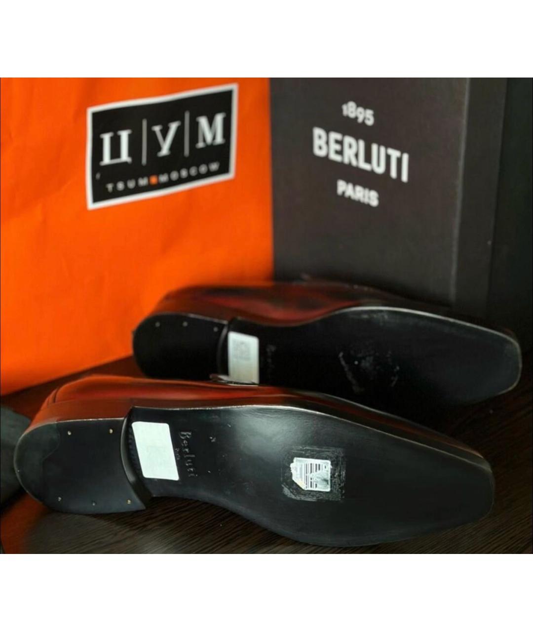 BERLUTI Мульти кожаные лоферы, фото 5