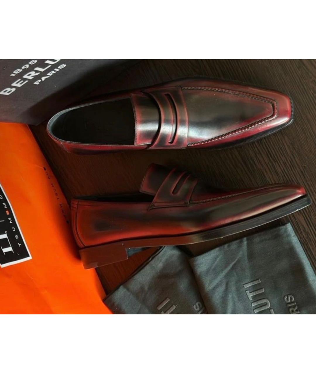 BERLUTI Мульти кожаные лоферы, фото 9