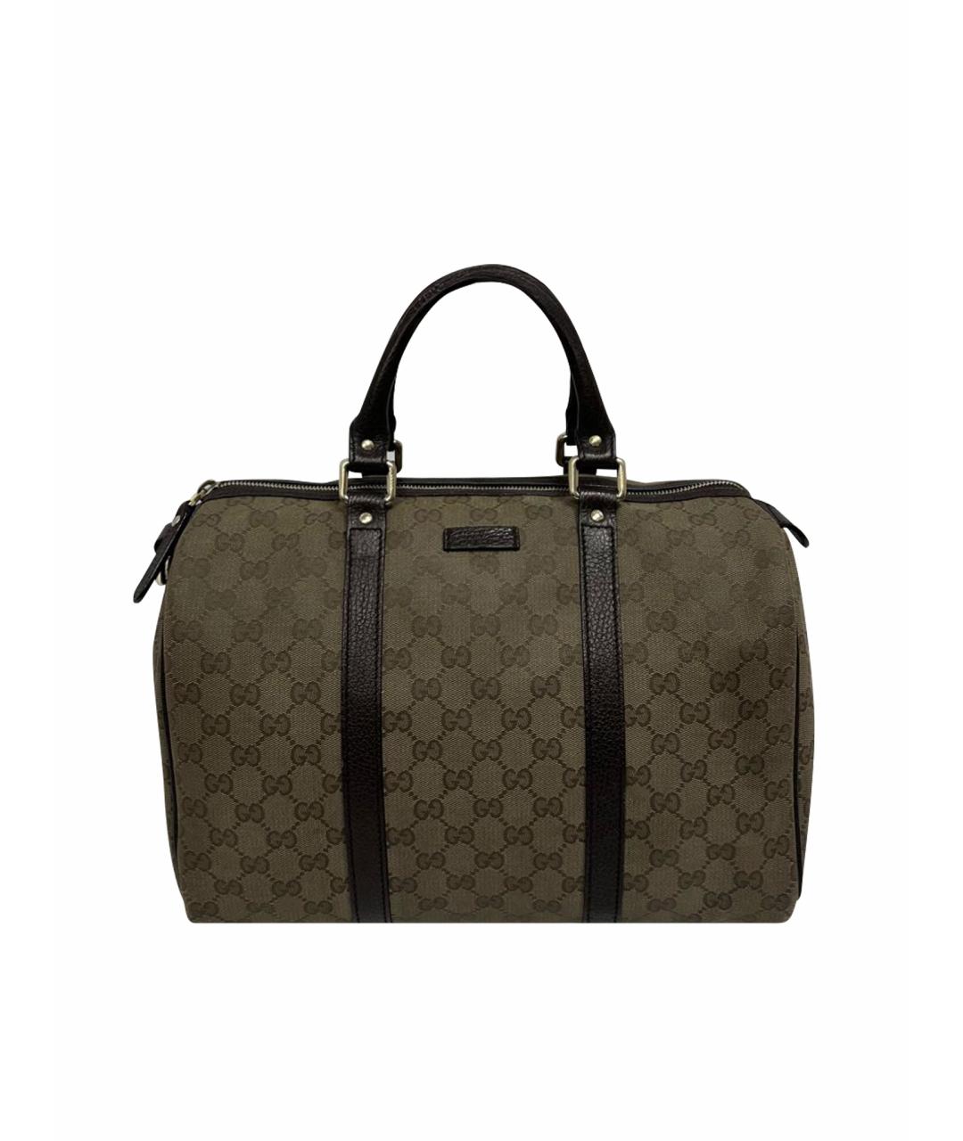 GUCCI Бежевая кожаная сумка с короткими ручками, фото 8