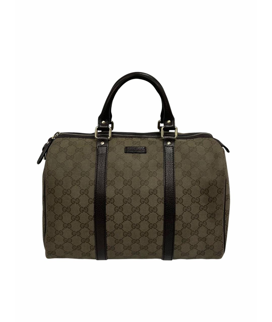 GUCCI Бежевая кожаная сумка с короткими ручками, фото 1