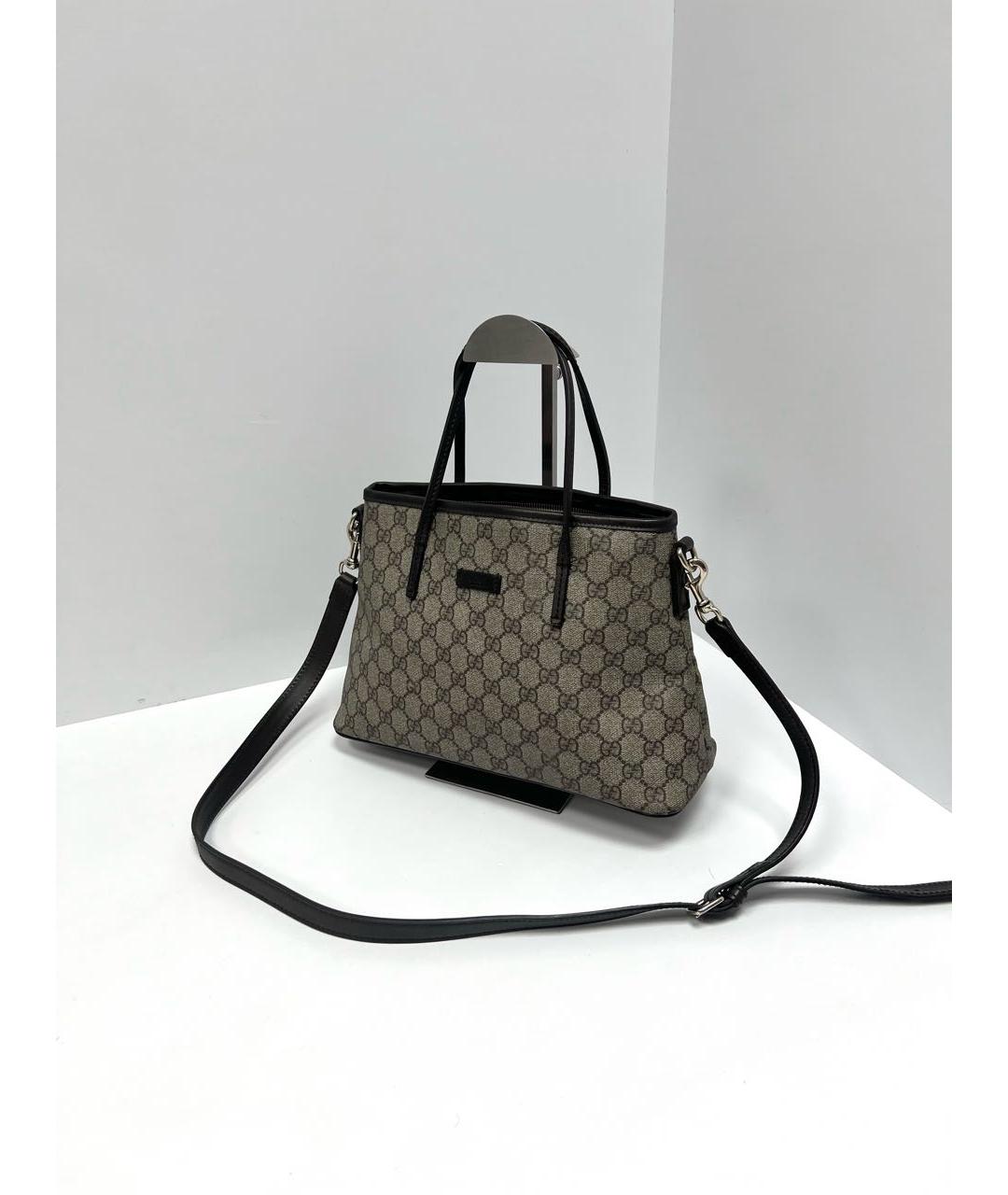 GUCCI Бежевая кожаная сумка через плечо, фото 2