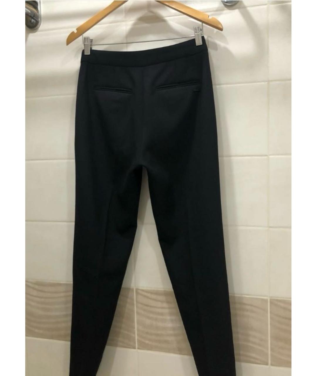 ARMANI EXCHANGE Черные хлопковые прямые брюки, фото 2