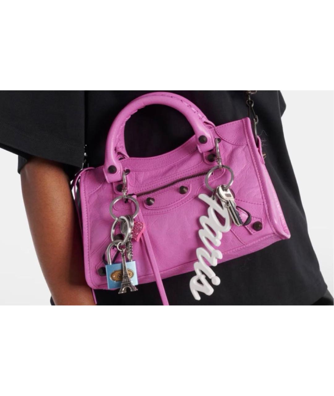 BALENCIAGA Белый брелок, фото 4