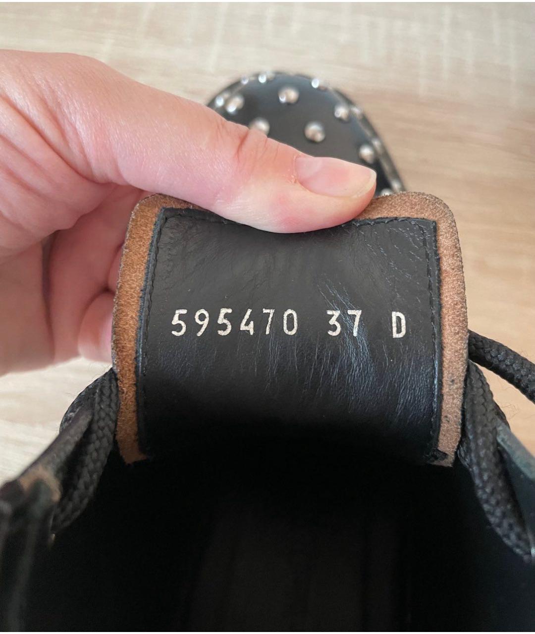 ALEXANDER MCQUEEN Черные кожаные ботинки, фото 5