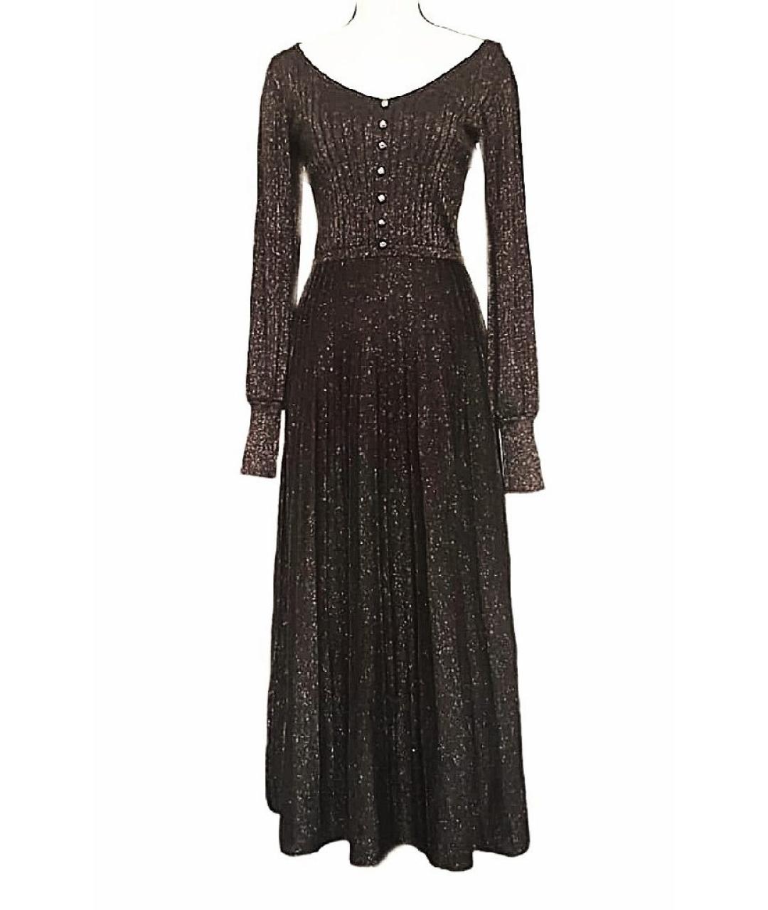 PINKO Коричневое вискозное повседневное платье, фото 5