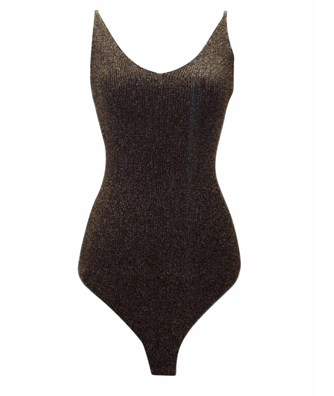 PINKO Черное вискозное боди, фото 1