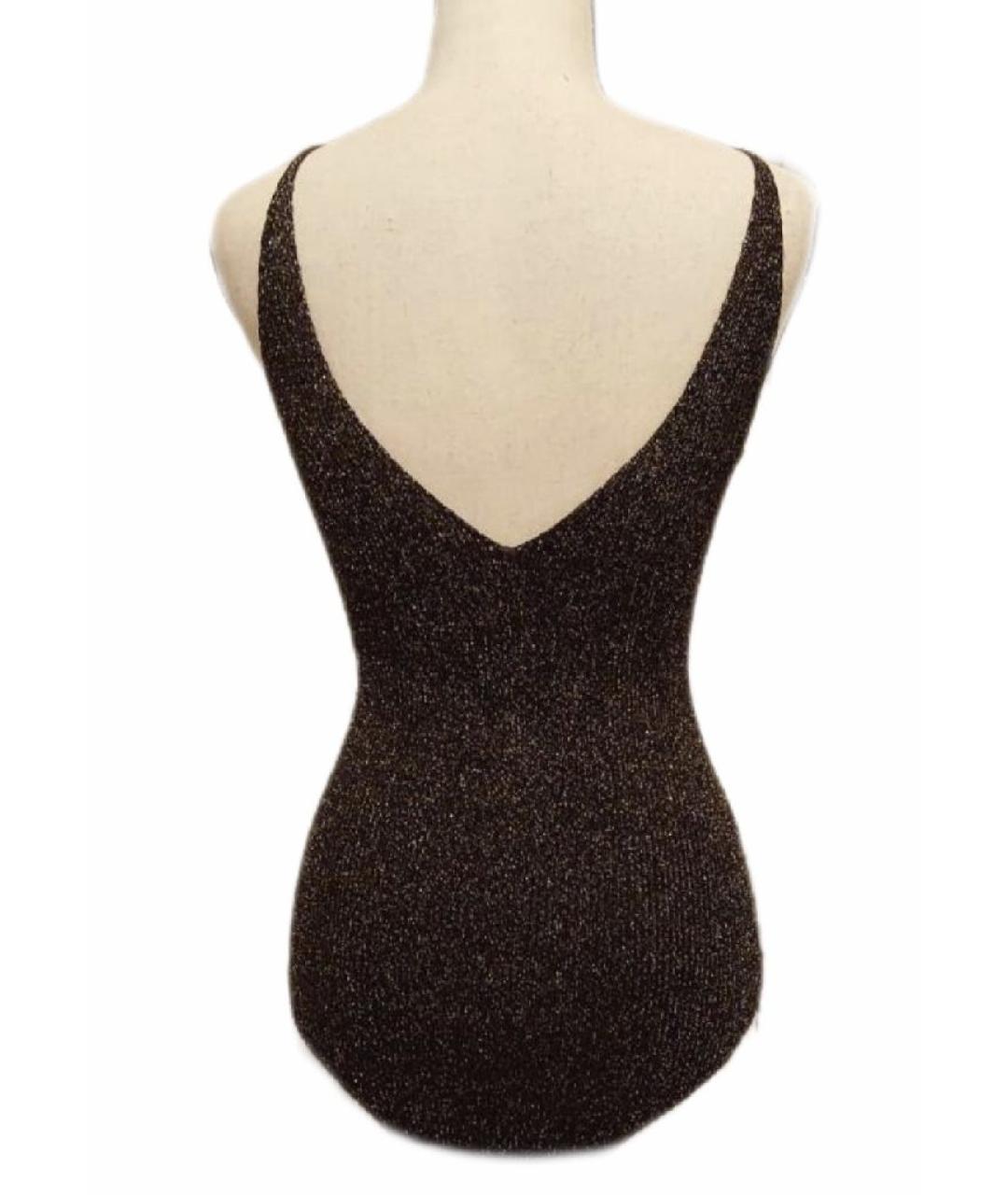 PINKO Черное вискозное боди, фото 2