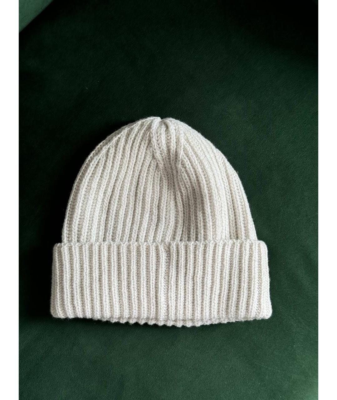 CHANEL Белая кашемировая шапка, фото 2