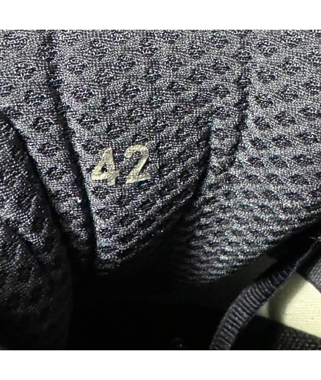 RAF SIMONS Синие текстильные низкие кроссовки / кеды, фото 6