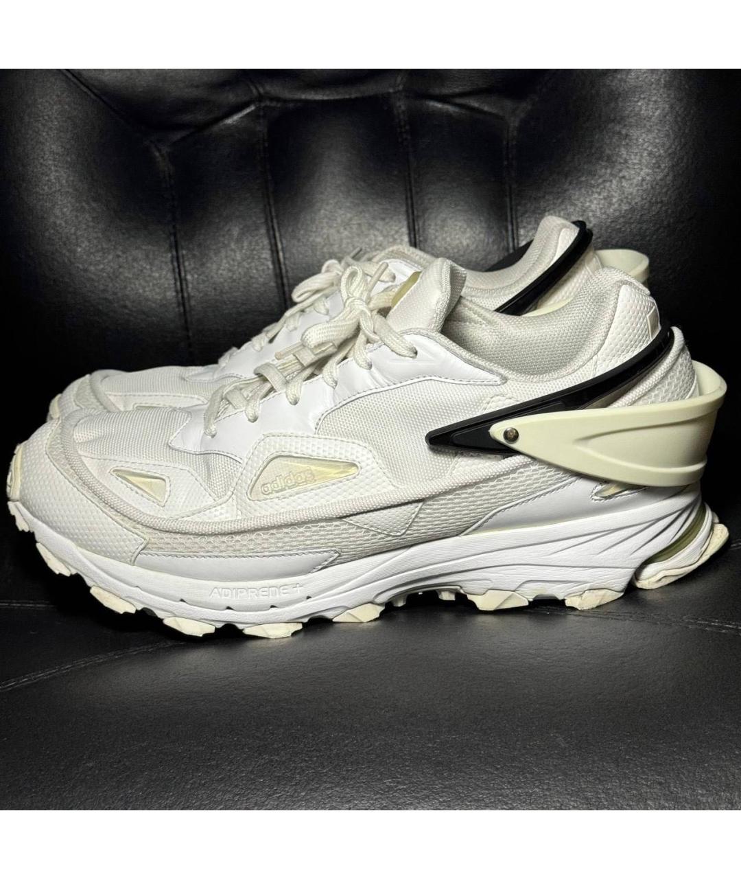 ADIDAS X RAF SIMONS Белые текстильные низкие кроссовки / кеды, фото 3