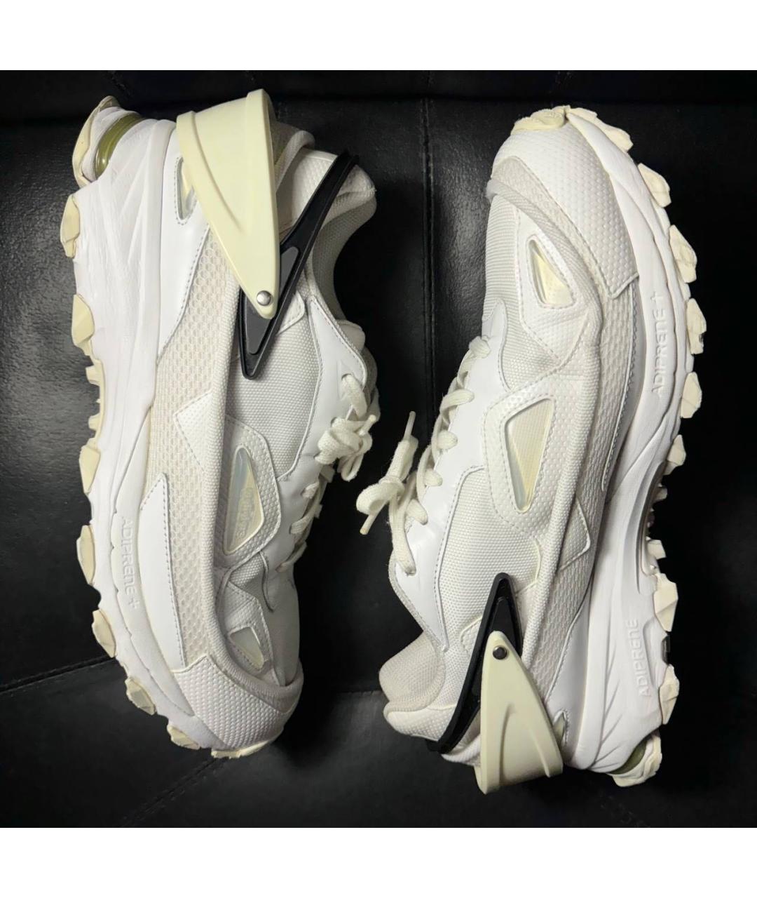 ADIDAS X RAF SIMONS Белые текстильные низкие кроссовки / кеды, фото 4