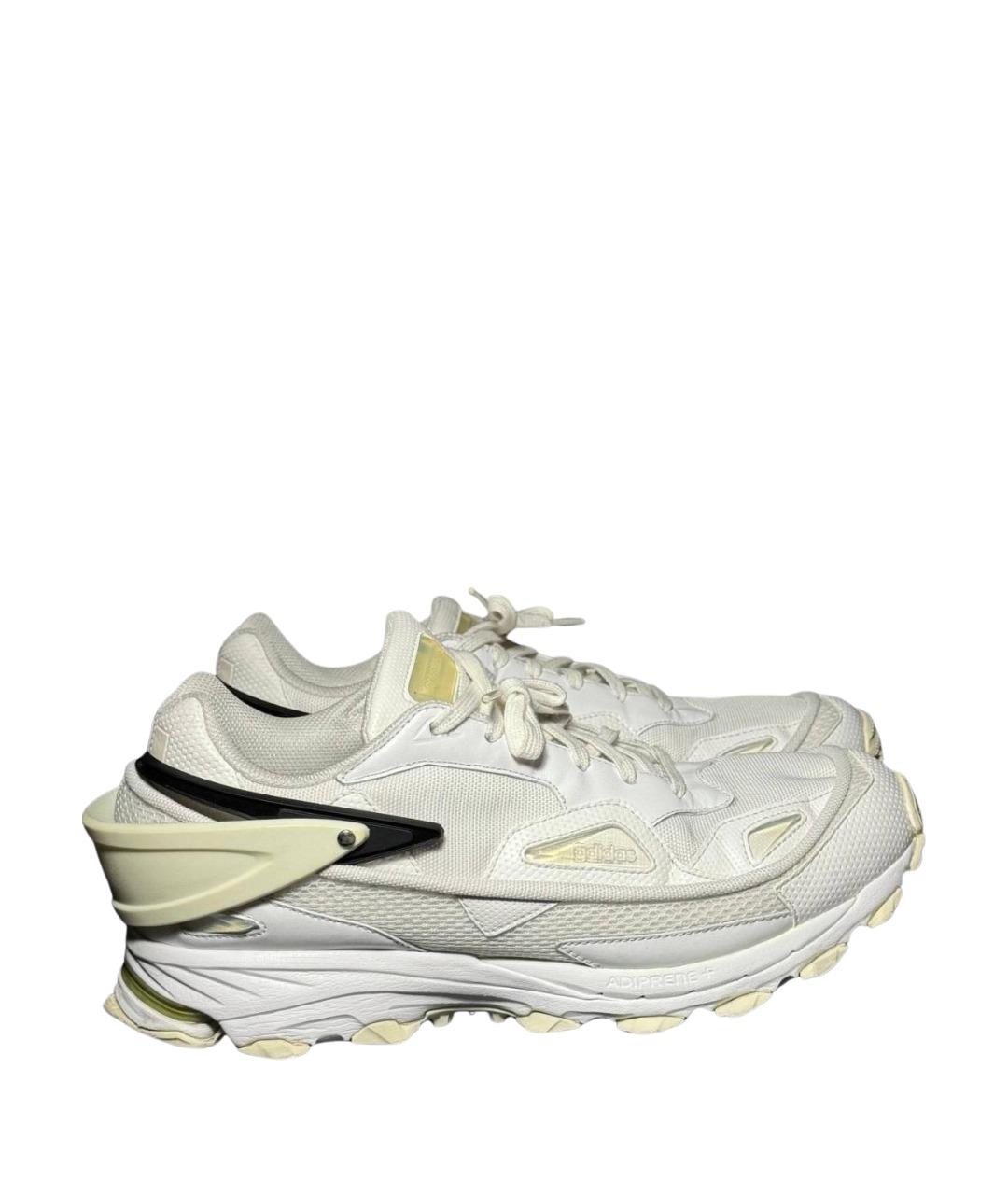 ADIDAS X RAF SIMONS Белые текстильные низкие кроссовки / кеды, фото 1