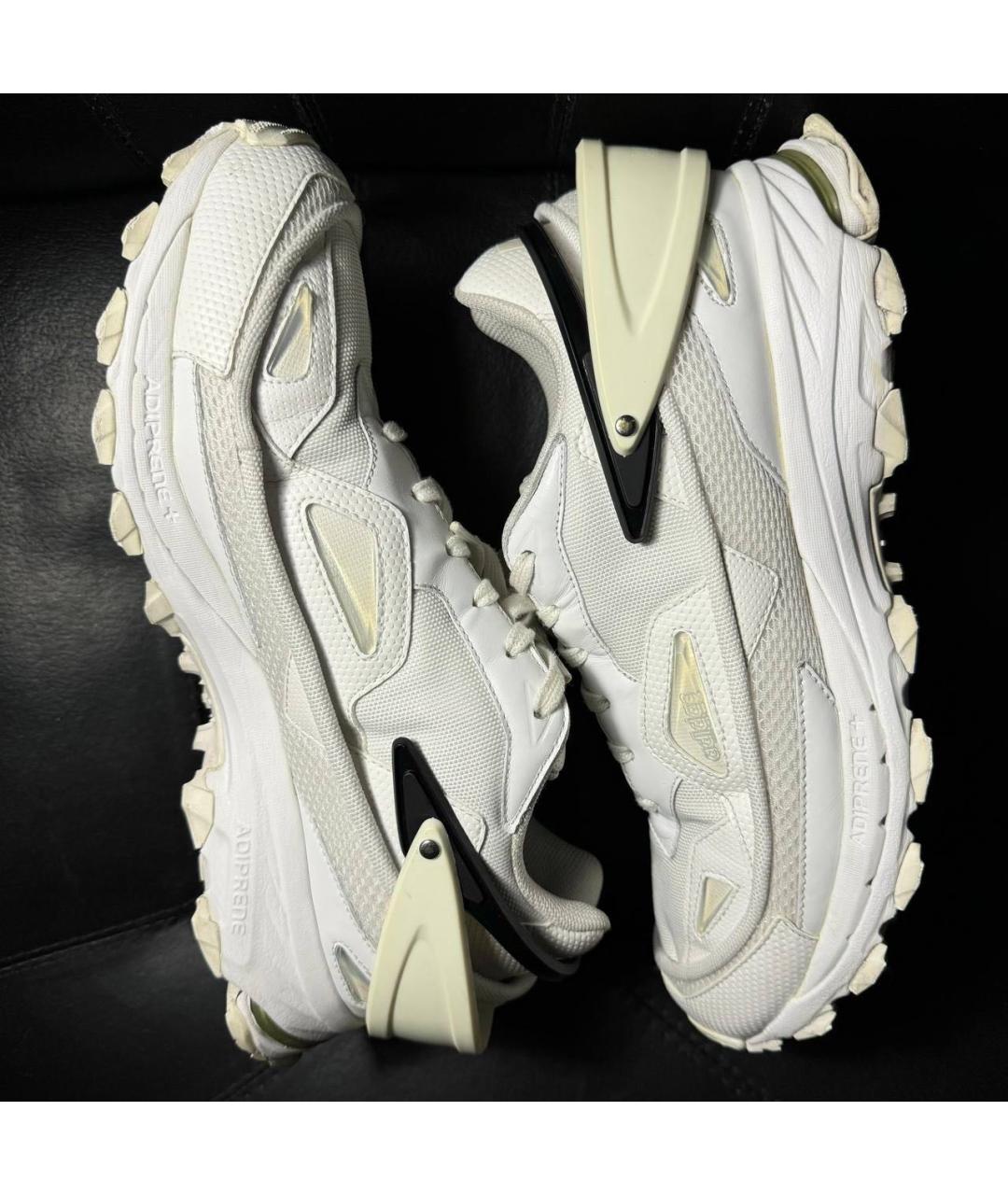 ADIDAS X RAF SIMONS Белые текстильные низкие кроссовки / кеды, фото 5