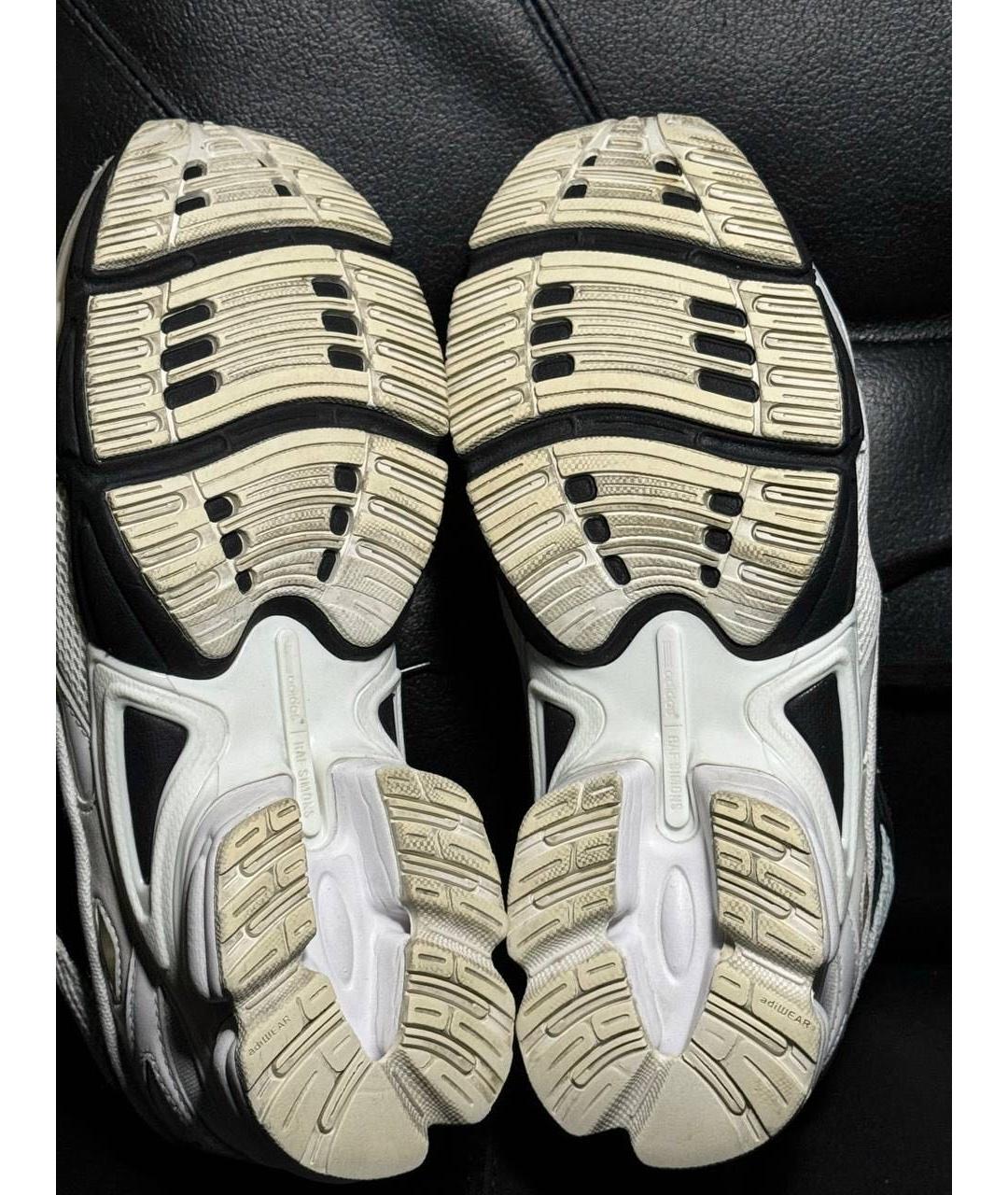 ADIDAS X RAF SIMONS Белые текстильные низкие кроссовки / кеды, фото 8