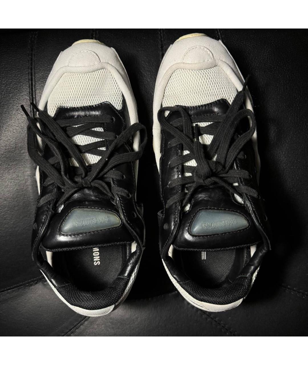 ADIDAS X RAF SIMONS Белые текстильные низкие кроссовки / кеды, фото 7