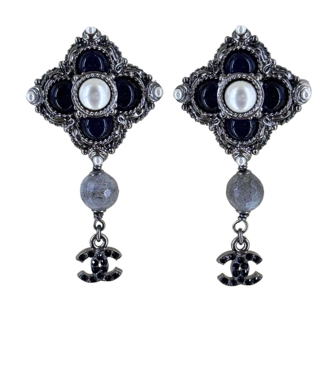 CHANEL Синий металлический комплект, фото 3