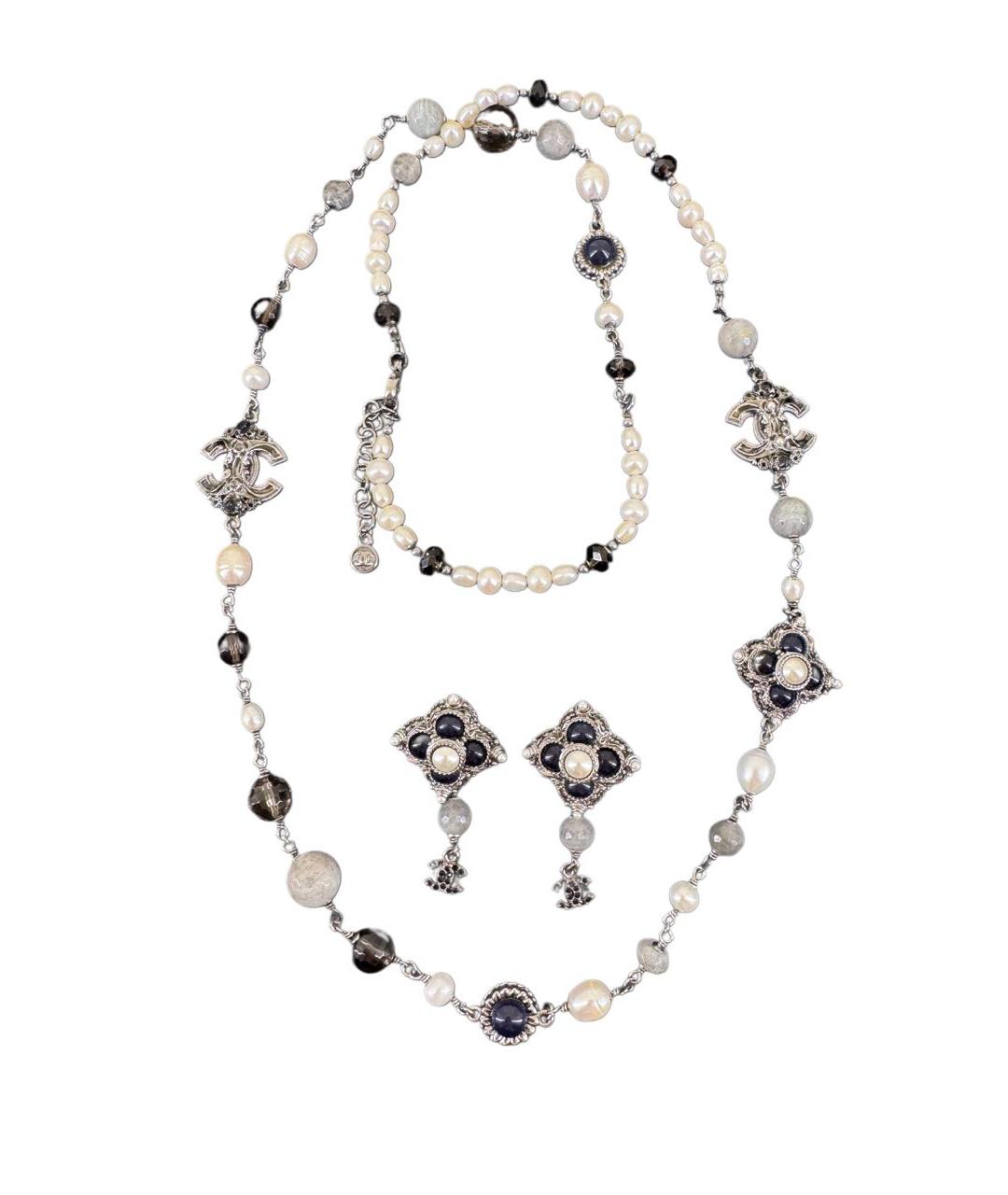 CHANEL Синий металлический комплект, фото 1