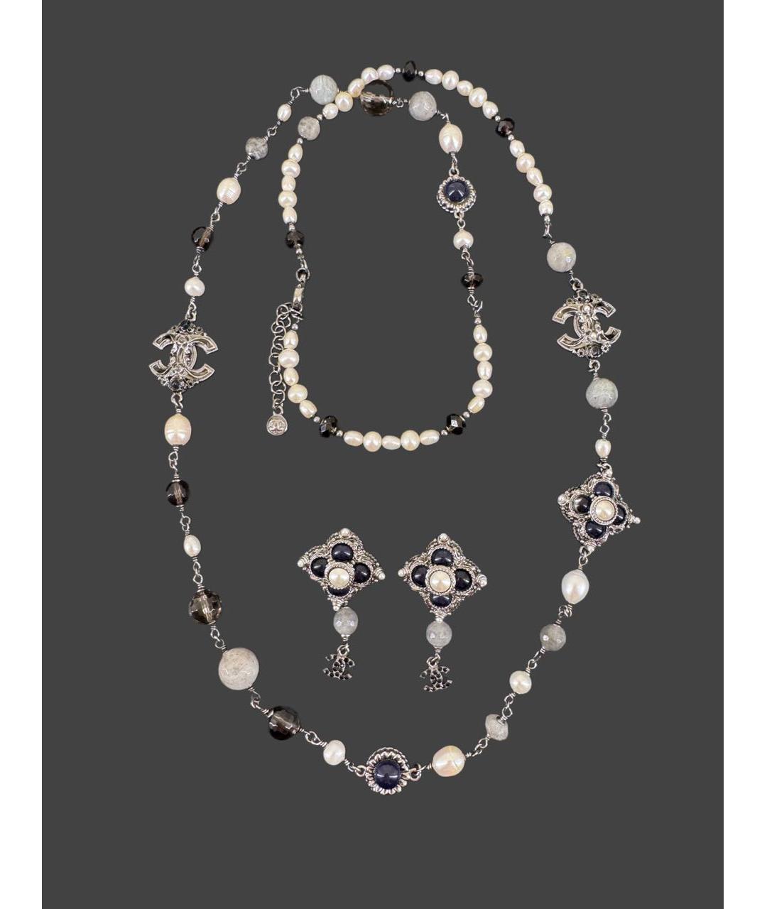 CHANEL Синий металлический комплект, фото 2