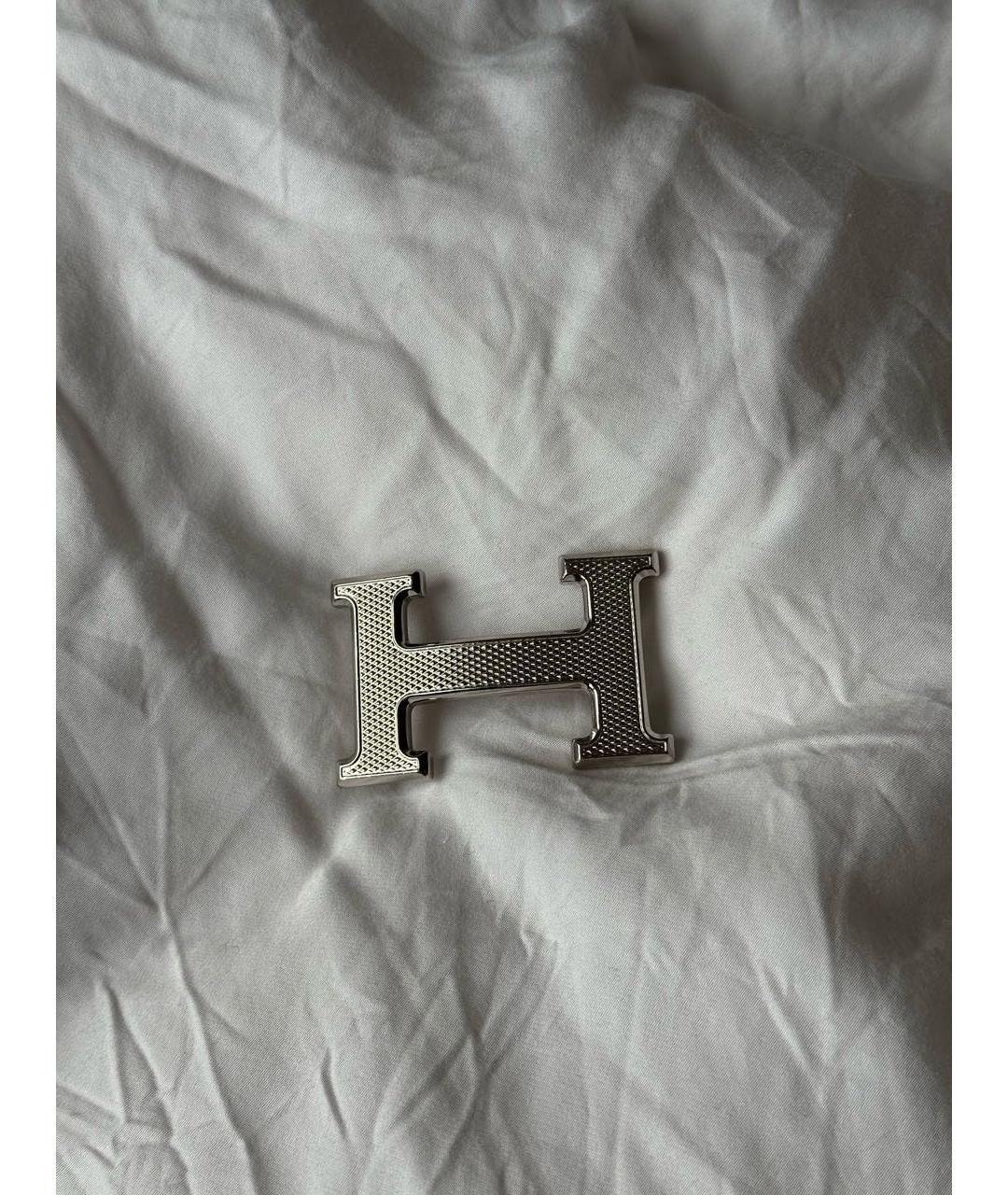 HERMES Коричневый кожаный ремень, фото 4