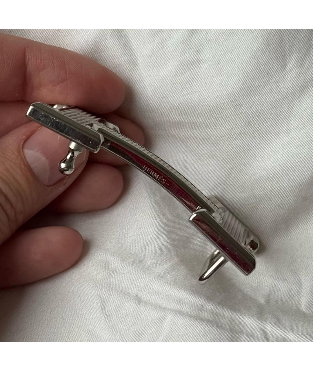 HERMES Коричневый кожаный ремень, фото 7