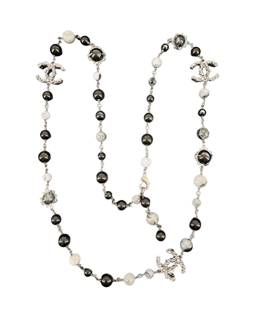 CHANEL Черное колье, фото 1
