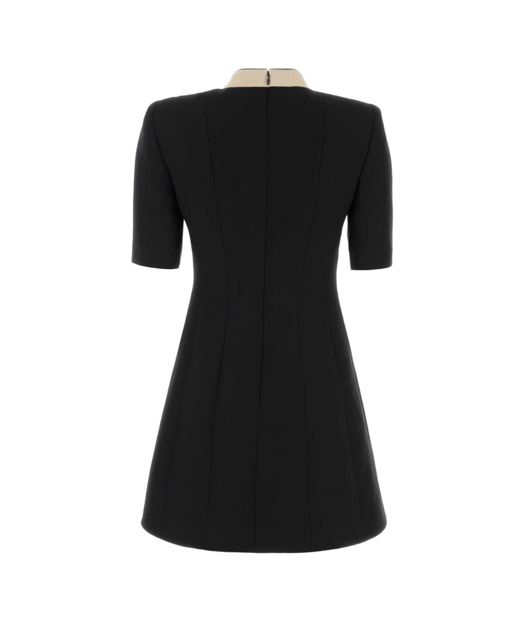 VALENTINO Черное шерстяное платье, фото 2