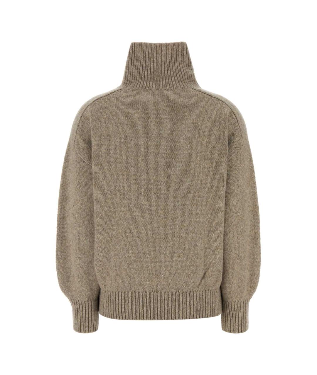 KHAITE Серый кашемировый джемпер / свитер, фото 2