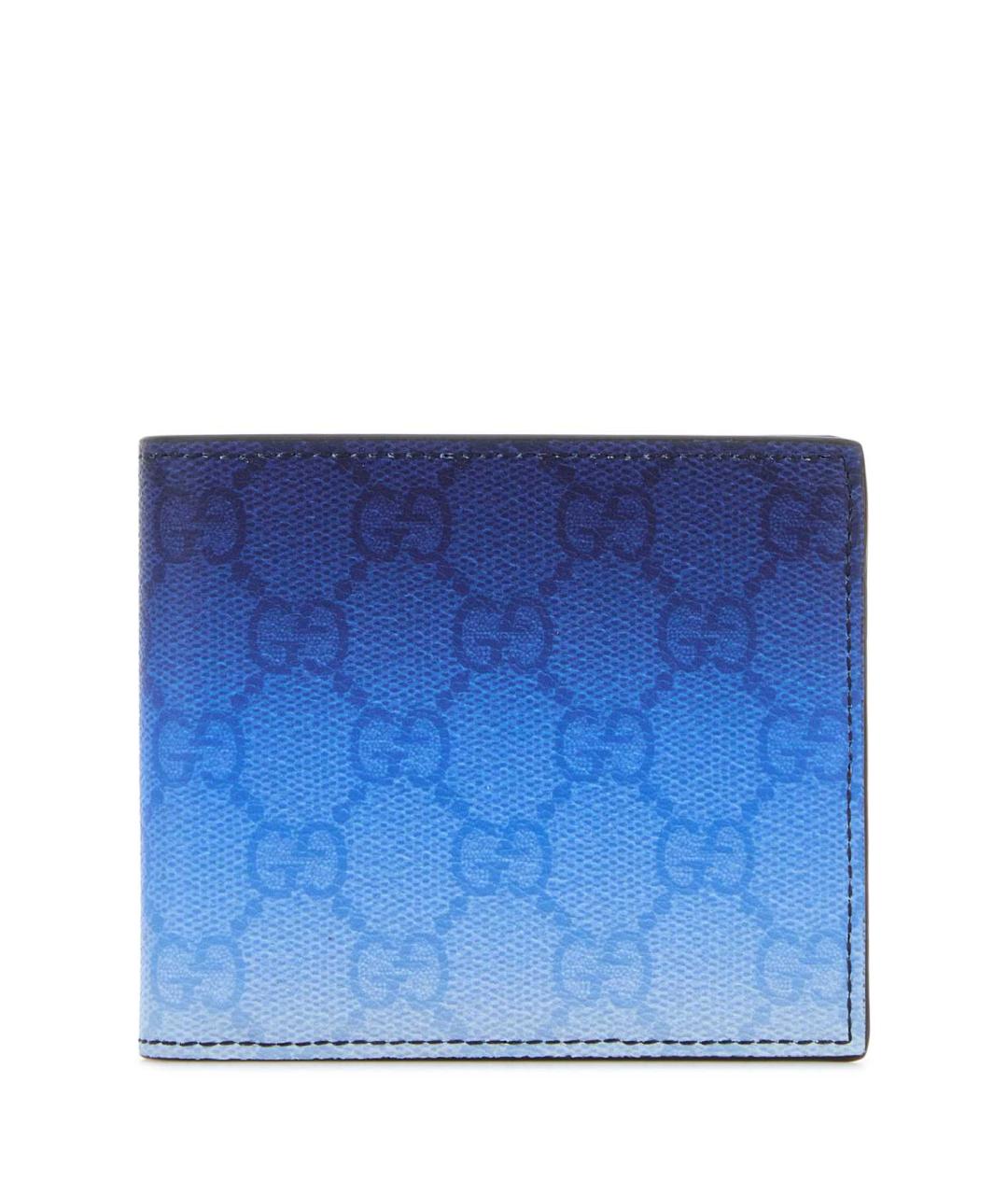 GUCCI Синий кожаный кошелек, фото 1