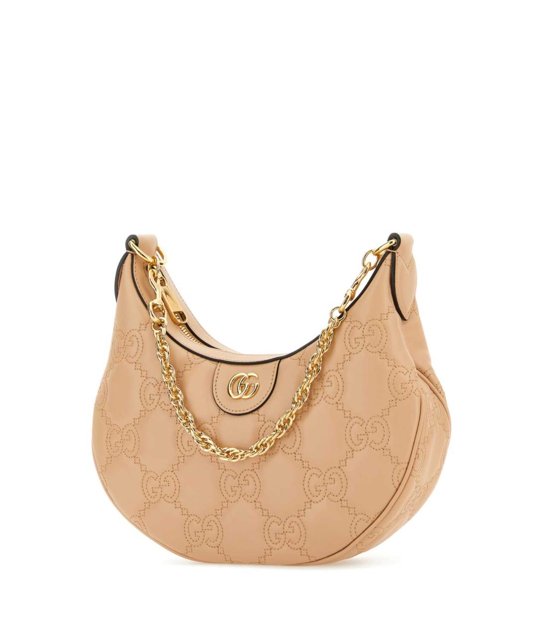 GUCCI Розовая кожаная сумка через плечо, фото 2