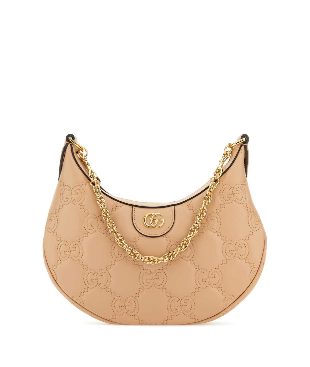 GUCCI Розовая кожаная сумка через плечо, фото 1