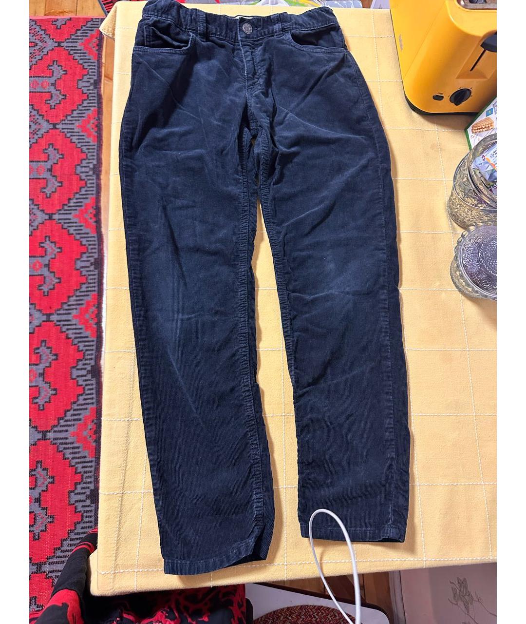 GUCCI Темно-синие бархатные детские джинсы, фото 9