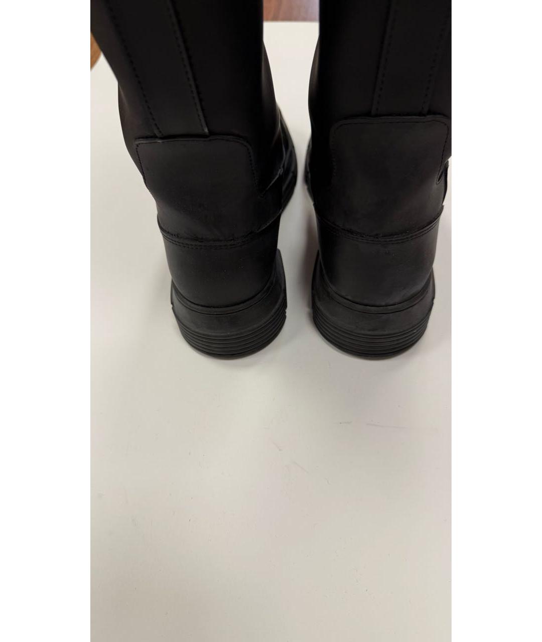 GANNI Черные резиновые сапоги, фото 4