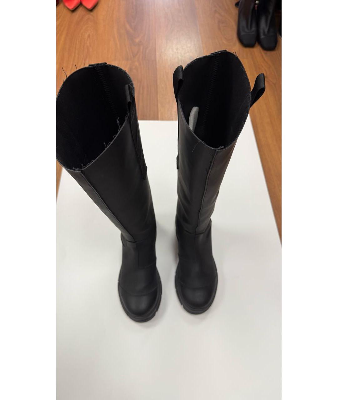 GANNI Черные резиновые сапоги, фото 2