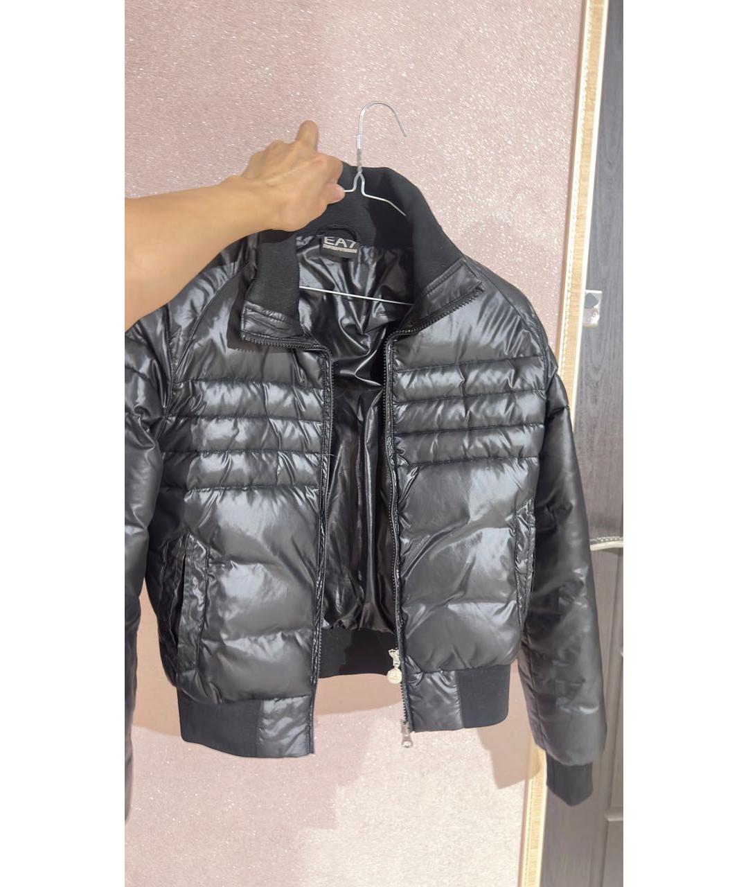 EMPORIO ARMANI Черный пуховик, фото 5