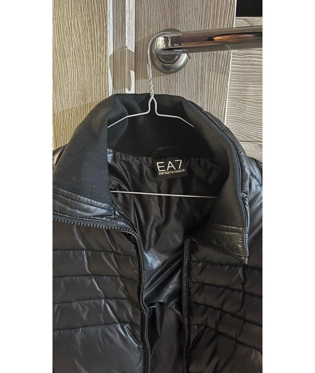 EMPORIO ARMANI Черный пуховик, фото 3