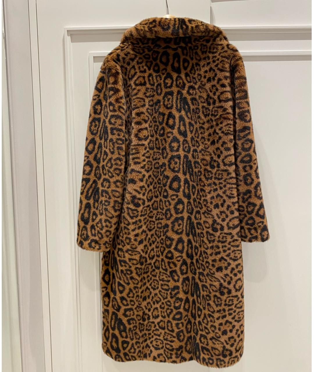 STAND STUDIO Коричневая меховая шуба, фото 2