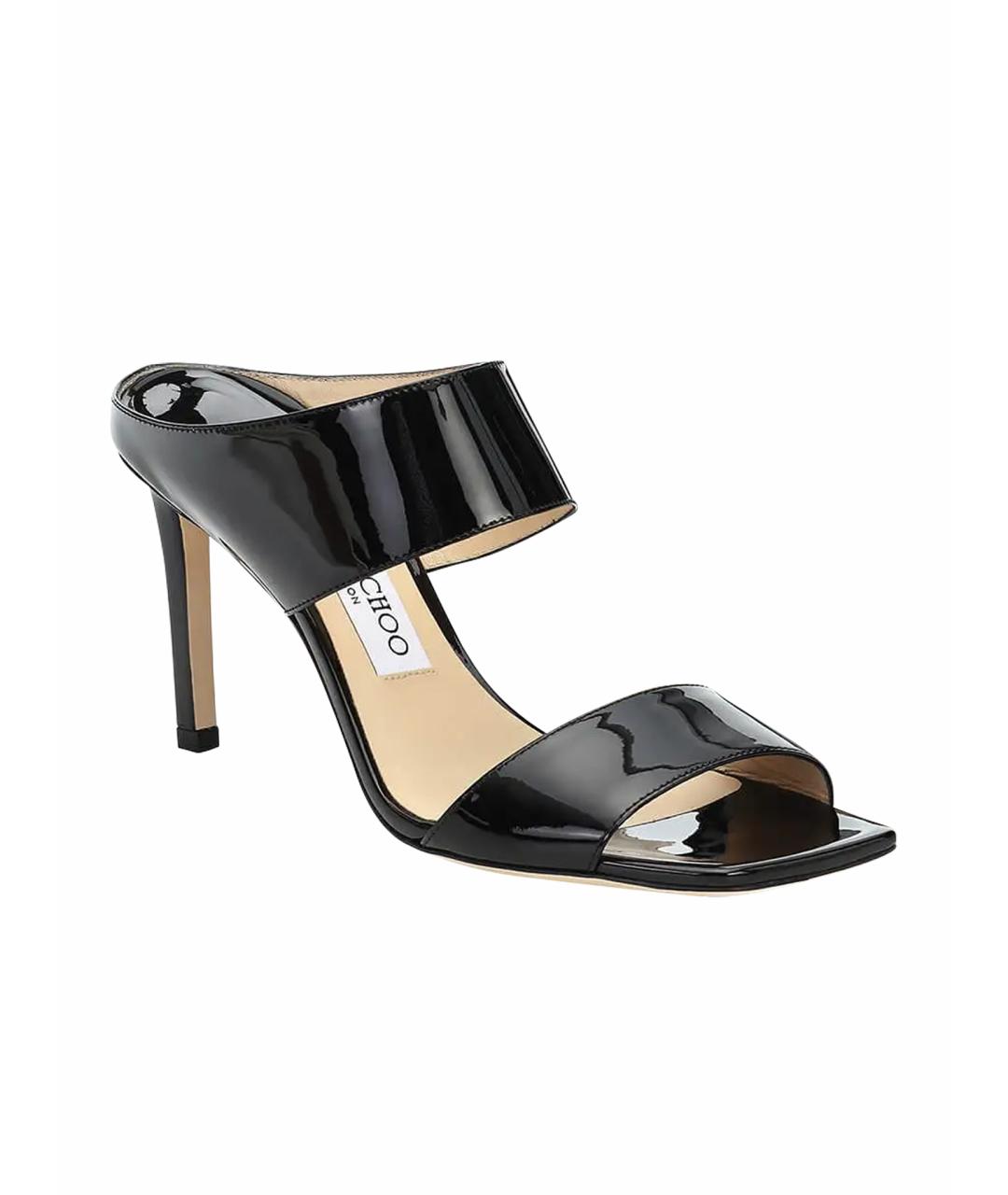 JIMMY CHOO Черные туфли из лакированной кожи, фото 1