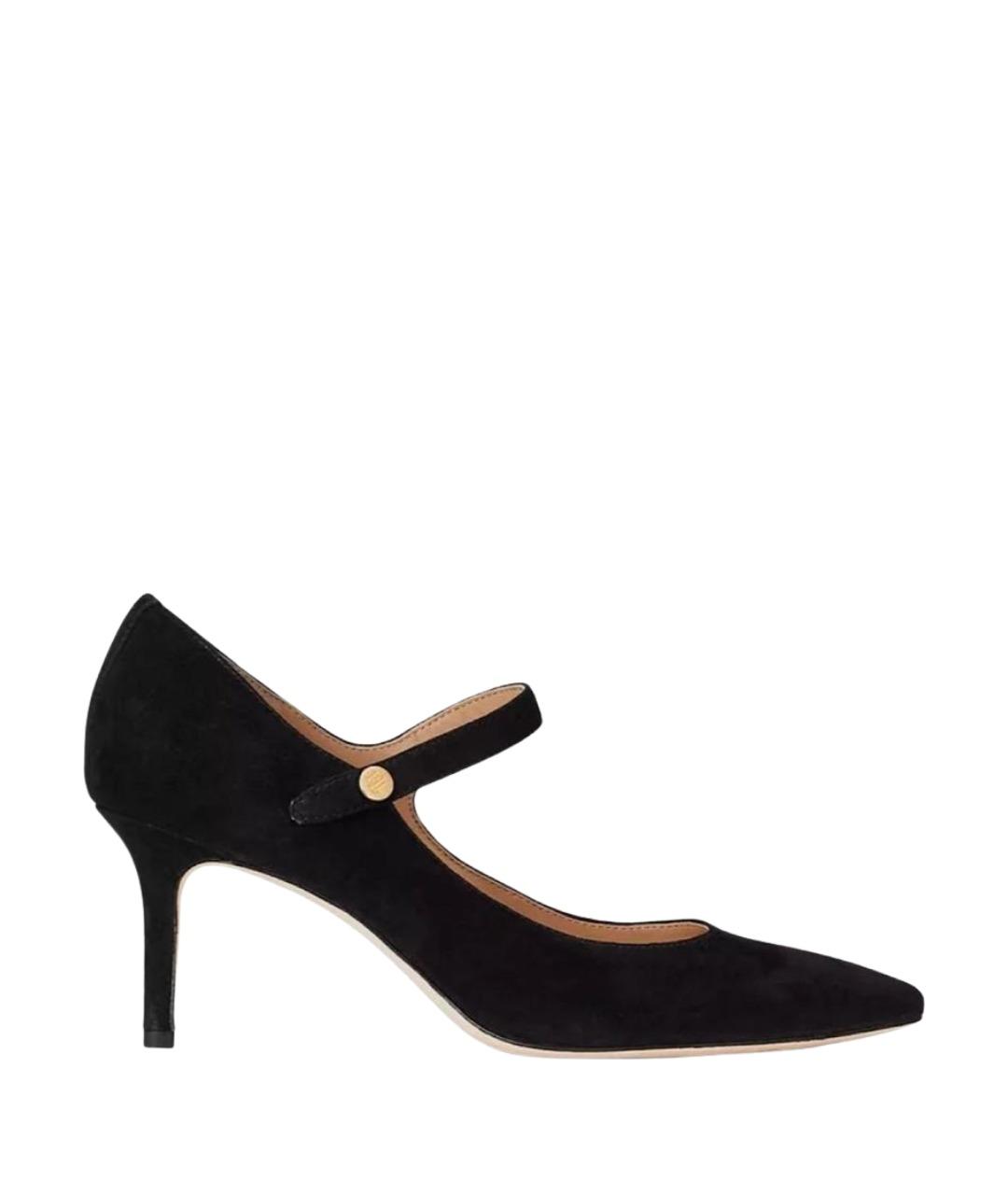 POLO RALPH LAUREN Черные замшевые туфли, фото 1