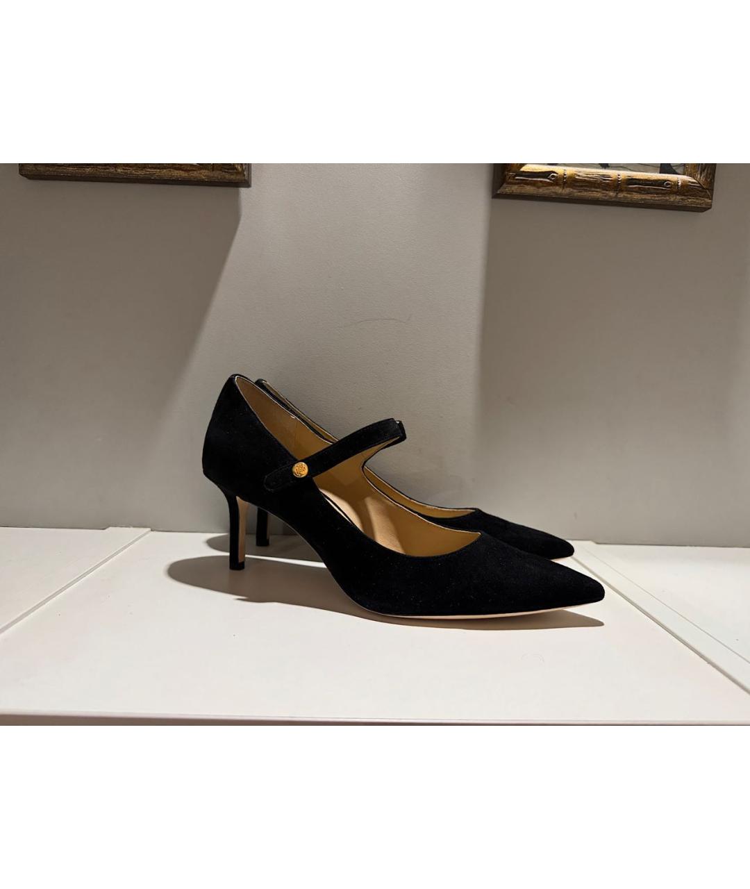 POLO RALPH LAUREN Черные замшевые туфли, фото 4